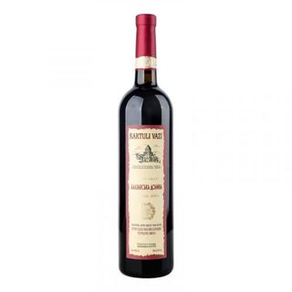 Вино Картулі Вазі Алазанська долина 0,75 л н/сол. червон.