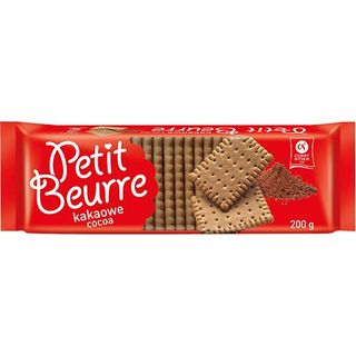 Cukry Nyskie Petit Beurre Herbatniki kakaowe 200 g