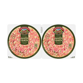 CASA TARRADELLAS Pizza Jamón Y Queso, Pk-2