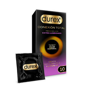 Durex Preservativos Conexión Total Ultra Fino Extra Lubricado 10u