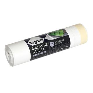 Bolsas De Basura Xxl Multiusos Hogarel 15 Uds (278309)