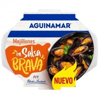 Mejillones En Salsa Brava Aguinamar 500 G