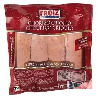 Chorizo Criollo Froiz Especial Parrilla / Churrasco 375 G
