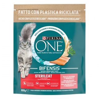 Pienso De Salmón Y Trigo Para Gato Adulto Esterilizado Purina One Bifensis 800 G
