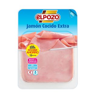 ELPOZO Jamón Cocido Extra, 225G
