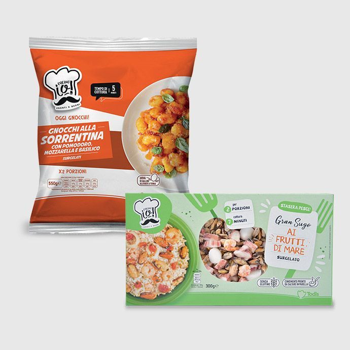 Primi e sughi surgelati