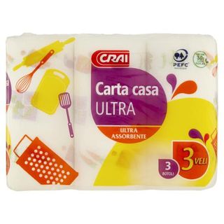Crai Carta casa Ultra 3 Veli 3 pz
