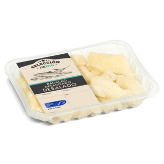 Bacalao Desmigado Desalado Msc Selección De Dia Bandeja 250 G