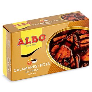 Calamares En Su Tinta Albo Lata 72 G