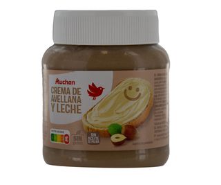 Crema De Avellana Y Leche Auchan 400Gr