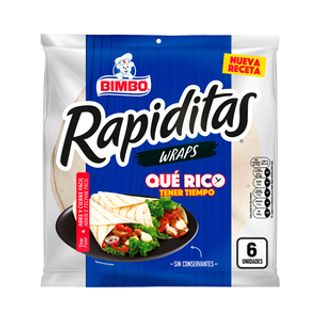 Tortitas de Harina Bases de Creps Roll'S Rapiditas 6 UdsX240 G.