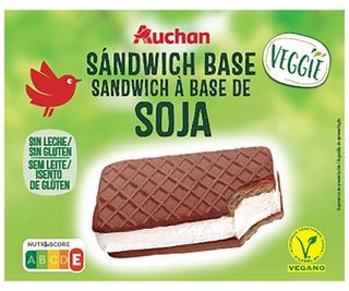 Sandwich Vegetal Auchan 6 X 85 Ml.