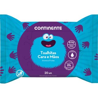 Toalhitas Cara e Mãos Continente (emb. 20 un)