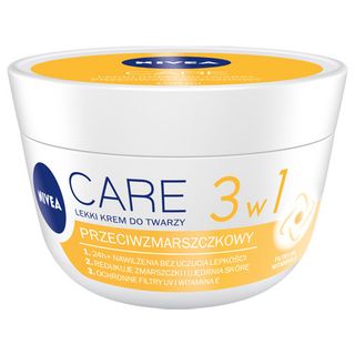 Lekki krem przeciwzmarszczkowy NIVEA, 100 ml