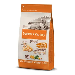 Nature'S Variety Selected Adult Sterilised Pollo Para Gatos 1.25Kg