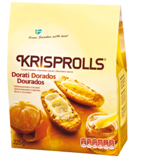Panecillos Naturales Krispolls 225Gr.