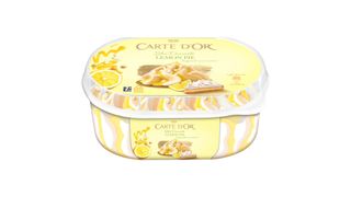 CARTE D'OR - Lody Lemon Pie z kawałkami ciasteczek i sosem cytrynowym - 825 ml