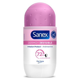 Desodorante Roll-On Dermo Invisible 72H Sanex 50 Ml