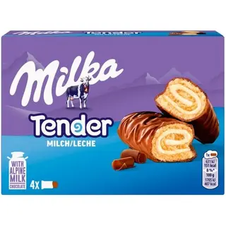 Bizcochos Milka Tender 4X37 G