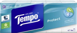 TEMPO PROTECT FAZZOLETTI 4 VELI 10 PACCHETTI SOD7007