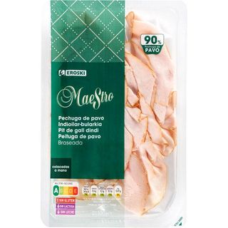 Pechuga De Pavo Braseada Eroski Maestro Bandeja 100 G