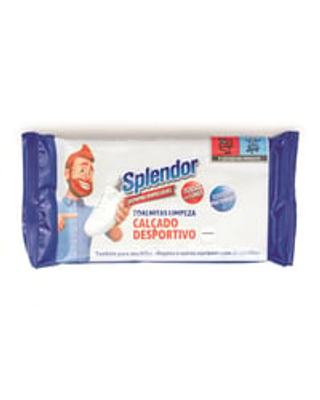 Toalhitas limpeza de calçado desportivo Splendor 24 unidades