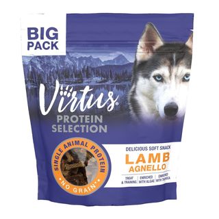 Virtus protein selection soft snack dog 400g agnello