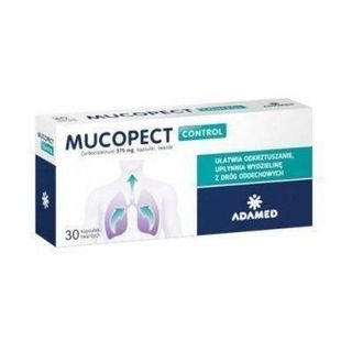 Mucopect Control 375 mg 30 kapsułek