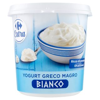 Carrefour Extra Yogurt Greco Magro Bianco 1 kg