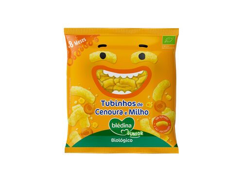 SNACK BLEDINA TUBINHOS CENOURA E MILHO 20G