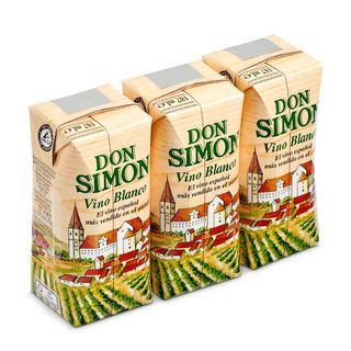 Vino Blanco Don Simón Brik 3 X 187 Ml