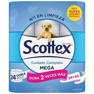 Papel Higiénico Mega Scottex 24 Rollos