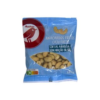 Anacardos Fritos sin Sal Añadida Producto Alcampo 125 G.