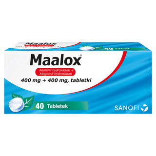 Maalox 400 mg + 400 mg 40 tabletek