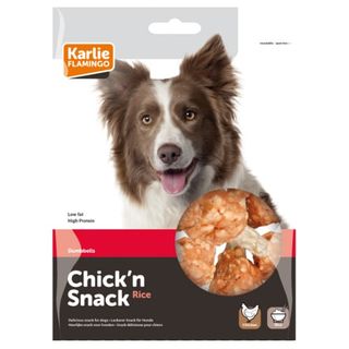 Flamingo Pollo Dumbells Para Perros 0.15Kg