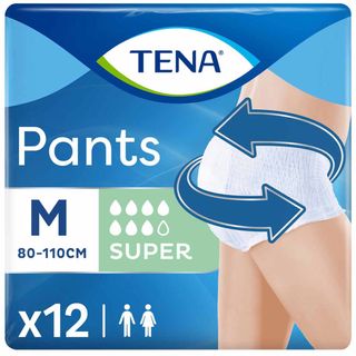 Cuecas Incontinência Pants Super M Tena (emb. 12 un)