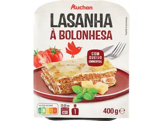 LASANHA À BOLONHESA AUCHAN: 400 G