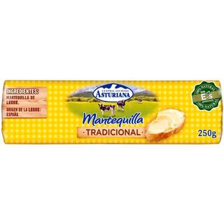 Mantequilla Asturiana, Rulo 250 G (205039)