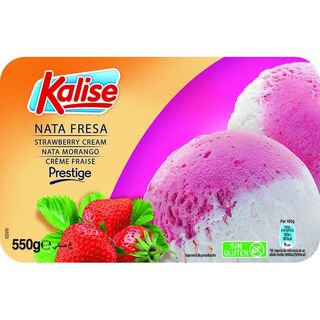 Kalise Prestige helado de nata y fresa 550 g