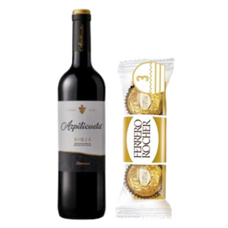 Pack vino Azpilicueta + bombon Ferrero