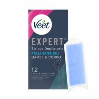 Veet Expert Strisce Corpo Pelli Sensibili 12pz