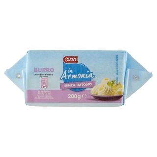Crai in Armonia Senza Lattosio Burro 200 g