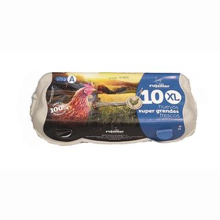 Rujamar 10 huevos moreno categoría A clase XL