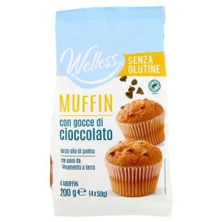 Muffin Sz Glu/Gocce Cioc200G
