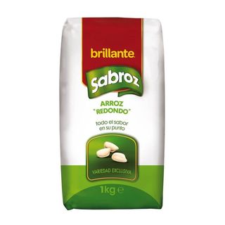 BRILLANTE Arroz Redondo Sabroz, 1Kg
