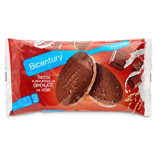 Tortitas De Arroz Con Chocolate Con Leche Bicentury Bolsa 130 G