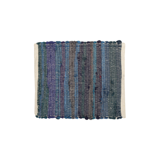 Tovaglietta 36x36 cm - in misto cotone blu Happy Color