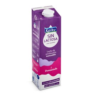 Leche Desnatada Sin Lactosa Kaiku 1 L