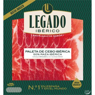 Paleta De Cebo Ibérica 50% Lonchas, Paquete 60 G