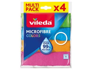 PANO VILEDA MICROFIBRAS COLORS 4UN